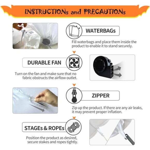 New 10FT Long & 8FT Tall Gaint Halloween Inflatable Decorations Dead Tree - Picture 5 of 7